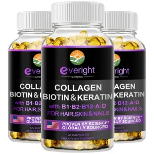 Biotin Hyaluronic Acid, Collagen Keratin