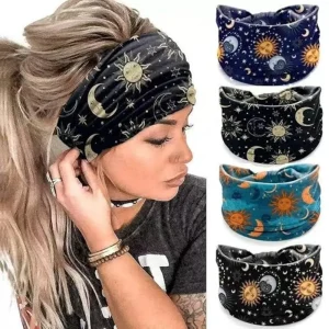 4 Pcs Wide Headbands